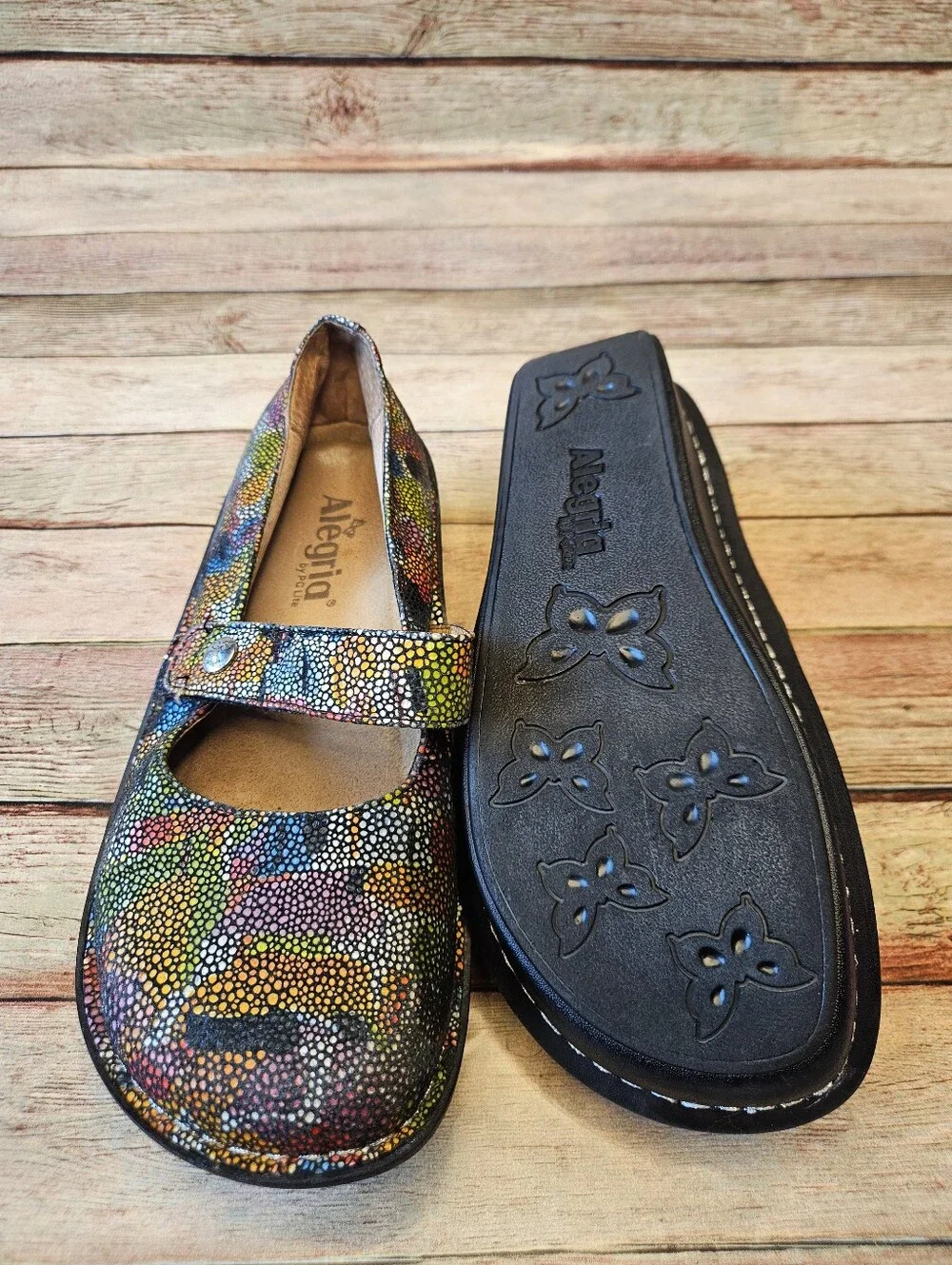 Alegria by PG Lite Mary Jane comfort shoes. Size 38